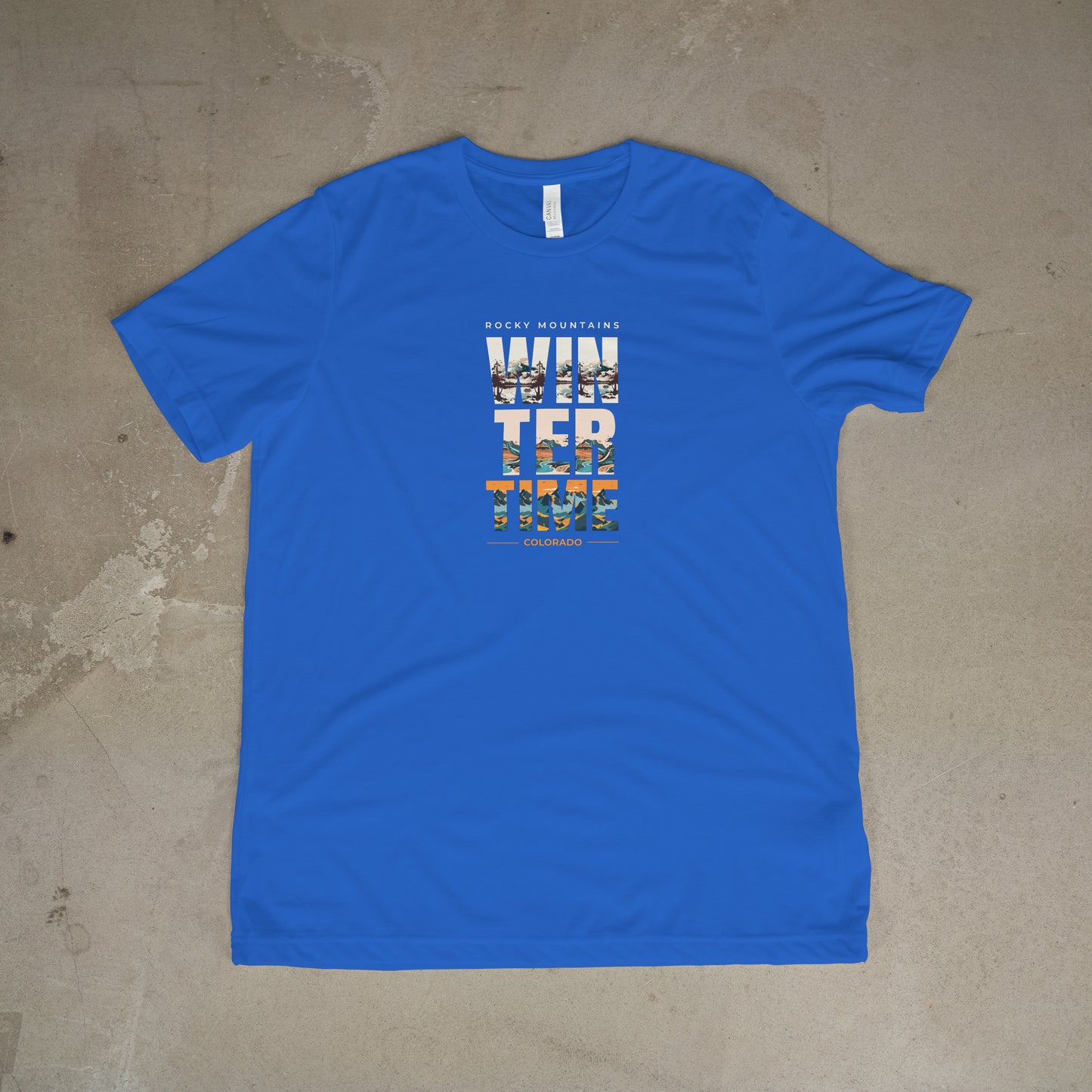 Rocky Mountains Winter Time T-Shirt